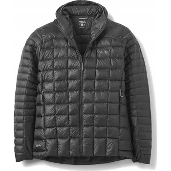 Moto bunda RAB Pánská lehká horolezecká bunda Mythic Alpine Light černá m