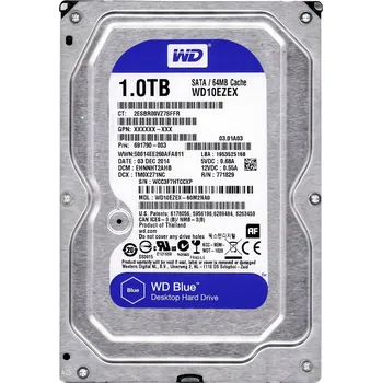 Pevný disk HDD disk Western Digital Blue WD10EZEX 1TB SATA III 3,5"