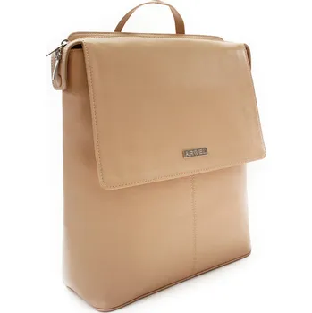 Módní doplněk Arwel Béžový městský kožený batoh 311-1660-82