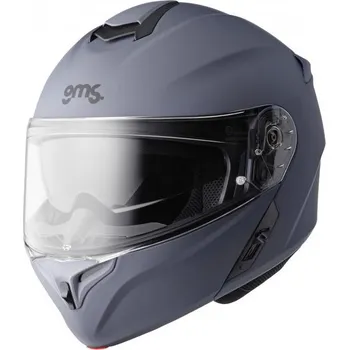 Motodoplněk Výklopná přilba GMS APERIO ZG13602 matná šedá S