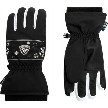 Rukavice Lyžařské rukavice Rossignol Jr Jane Impr G černé, velikost 6