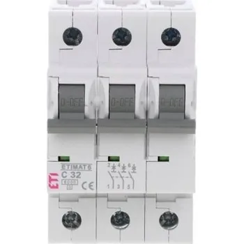 vypínač Jistič ETIMAT 32/3 3p C 32 ETI Polam 230 V IP20 32 A