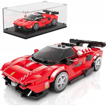 ostatní stavebnice Ferrari Klocki Mould King 27069 P80C Super Auto s vitrínou pro sběratele