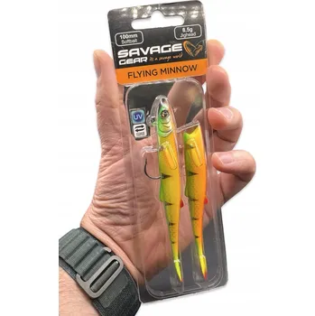 Umělá nástraha Gumová nástraha Savage Gear Flying Minnow 10 cm
