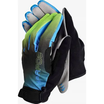 Cyklistické rukavice Cyklistické rukavice Karpos Federia Glove - indigo b/black/green fluo XL