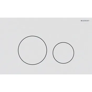 Splachovací tlačítko Geberit Sigma40 splachovací tlačítko pro WC, bílé 115.628.JT.1