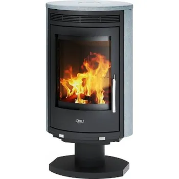 Krbová kamna ABX Arktis 8 otočný šedý plech a mastek