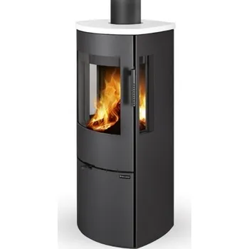 Krbová kamna Romotop Parla 3S keramika silver 54505