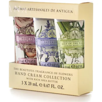 Péče o ruce Somerset Toiletry sada krémů na ruce Floral 3x20 ml