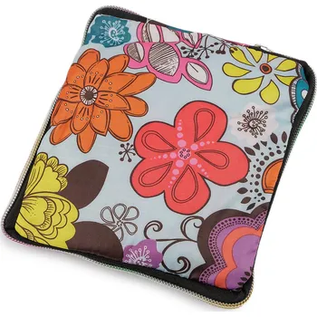 Skládací nákupní taška se zipem pevná 38x44 cm