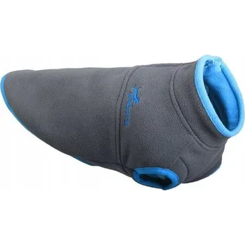 Obleček pro psa Mikina vesta oblečení pro psa fleecový svetr teplá šedá velikost S/M