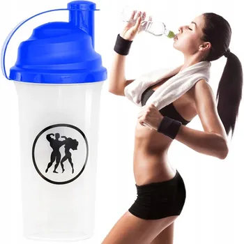 Shaker HERKULES Mix Master Shaker 700ml Průhledný Modrý