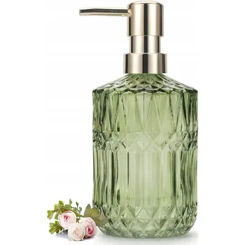 Dávkovač mýdla Ruční dávkovač mýdla stojící IVAILEX 390 ml zelený