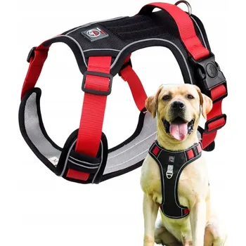 Postroj pro psa Postroj pro psy BOSTON XL černý beztlakový voděodolný reflexní