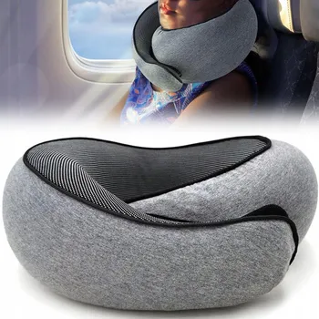 Polštář Polštář Rogal na krk do letadla Opěrka hlavy, paměťová pěna