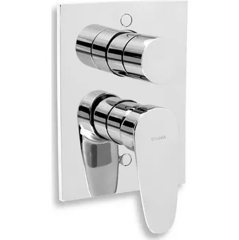 Vodovodní baterie Vanová sprchová baterie s přepínačem Titania Smart chrom