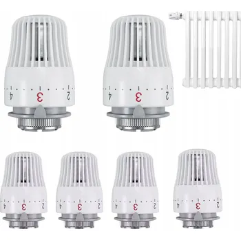 Termostat 6x TERMOSTATICKÁ KARTUŠE TERMOSTAT KE RADIÁTORU OVLÁDÁNÍ TEPLOTY