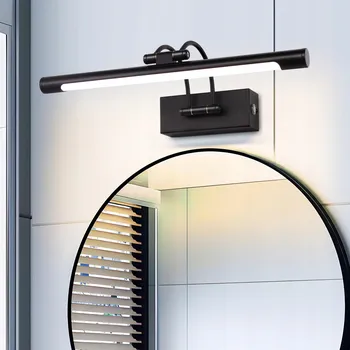 Nástěnné svítidlo MANTOLITE LED nástěnné svítidlo 10W Černé 40CM Do Koupelny