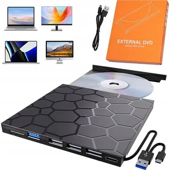 Mechanika Externí CD/RW vypalovačka USB 3.0 Přenosná mechanika pro notebook