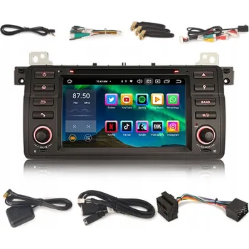Auto Hi-Fi 2DIN AUTORÁDIO S NAVIGACÍ ANDROID BMW 3 E46 ROVER 75 4/64 DSP CARPLAY LTE