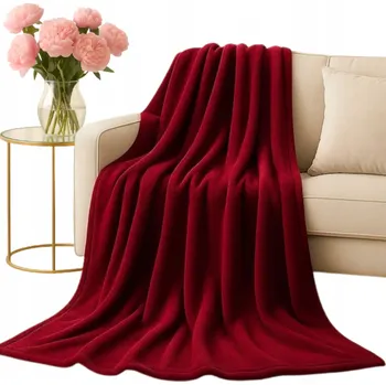 deka Deka Spod Igły i Nitki polyester 250 cm x 300 cm červená