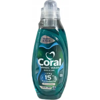 Prací prostředek Coral Magic Wash Universal - Gel na praní z Německa - 840 ml / 21 praní