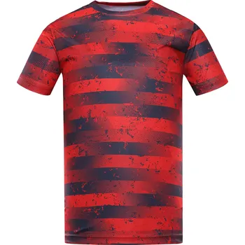 Pánské tričko Alpine Pro Quatr Pánské funkční triko MTSA872 purpurový plamen XS