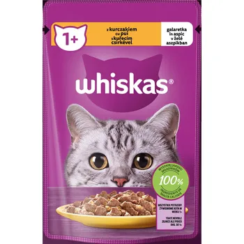 Krmivo pro kočku Whiskas Kapsička s kuřecím Želé 85 g