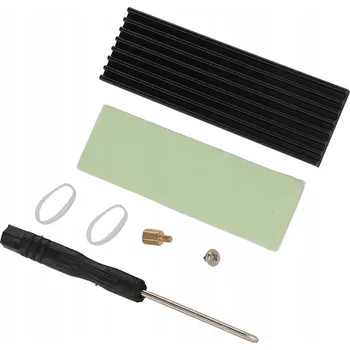 Pevný disk HLINÍKOVÝ PASIVNÍ CHLADIČ PRO SSD M.2, CHLAZENÍ DISKU 2280 NVME