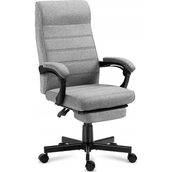 Kancelářská židle s podnožkou Mark Adler BOSS 4.4 grey, otočná