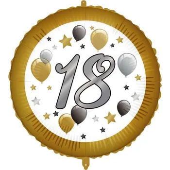 Procos Balónek fóliový s balónky "18" 46 cm
