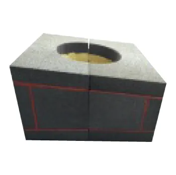 Kouřovod Zkosený parotěsný prostup do šikminy pro nerezový komín, ø 250 mm, výška 60 cm