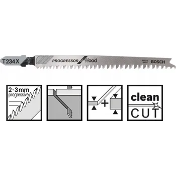 Pilový plátek BOSCH PILOVÝ LIST DO PŘÍMOČARÉ PILY NA DŘEVO T 234 X
