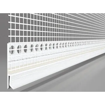 Stavební profil Covernit Parapetní profil LX-H napojovací s tkaninou 100 x 100 x 2000 mm