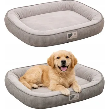 Pelíšek pro psa MEBLE ODNOWA pelíšek pro psa šedý 75 cm x 60 cm