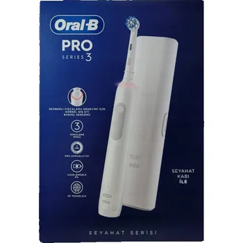 Elektrický zubní kartáček Elektrický zubní kartáček Oral-B Pro 3 3500 bílý s pouzdro
