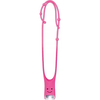 Lampička MOSES Lampička na čtení pro děti Lese Buddy, růžová