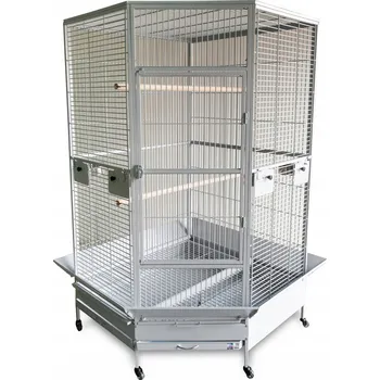 Pro ptáka PANAMA PET Voliéra, klec pro ptáky na kolečkách, rozměry 117 x 117 x 183 cm