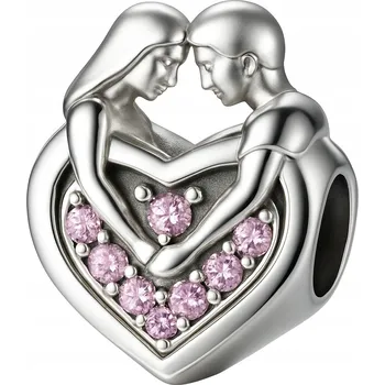 Přívěsek Přívěsek CHARMS SRDCE LÁSKA KORÁLEK