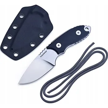 Kuchyňský nůž POCRROP Lovecký Nůž Outdoor D2 Nerezová Ocel pro přežití (Survival)