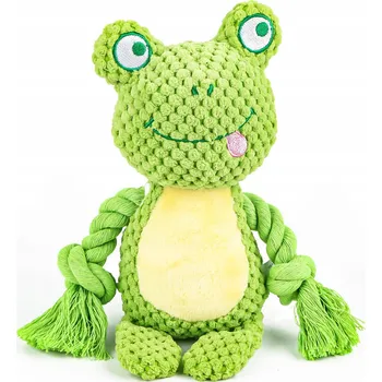 Hračka pro psa AKONE Hračka pro psy Plyšová žába Interaktivní kousátko