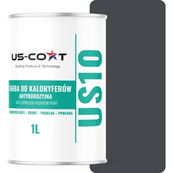 barva na kov Barva pro radiátory Antikorozní Odolná 1L Matná Grafitová 3v1
