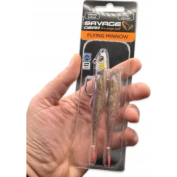 Umělá nástraha Gumová nástraha Savage Gear Flying Minnow 10 cm