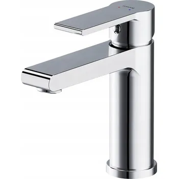 Vodovodní baterie Stojánková umyvadlová baterie CERSANIT stříbrná