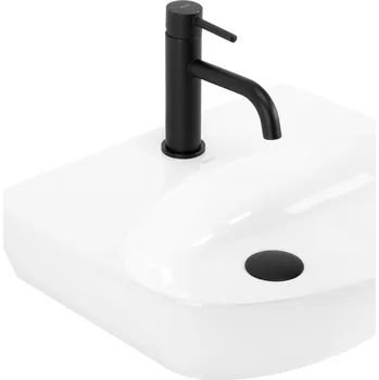 Umyvadlo Umyvadlo na desku půlkruhové Rea Kim 46 455 cm bílé