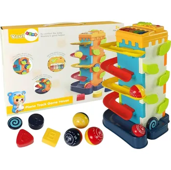 Třídič Lean 9428 skluzavka na míčky s pianem