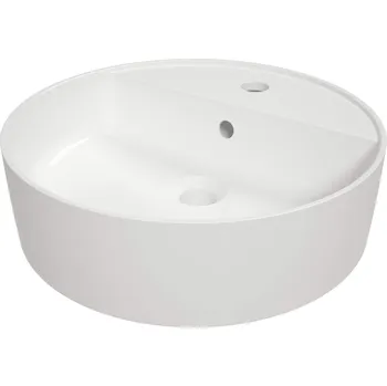 Umyvadlo na desku kulaté Deante 42 cm bílé