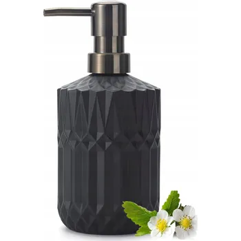 Dávkovač mýdla Ruční dávkovač mýdla stojící IVAILEX 390 ml černý