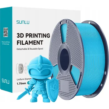 Filament SUNLU PLA+ 1.75mm 1kg Světle modrá / Modrá, blankytná