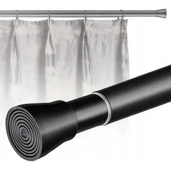 Rod&Trikin Černá spona GARNÝŽ bez vrtání 75-175 cm